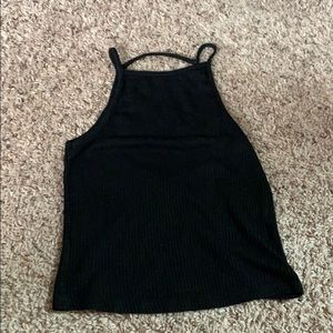 Black tank top